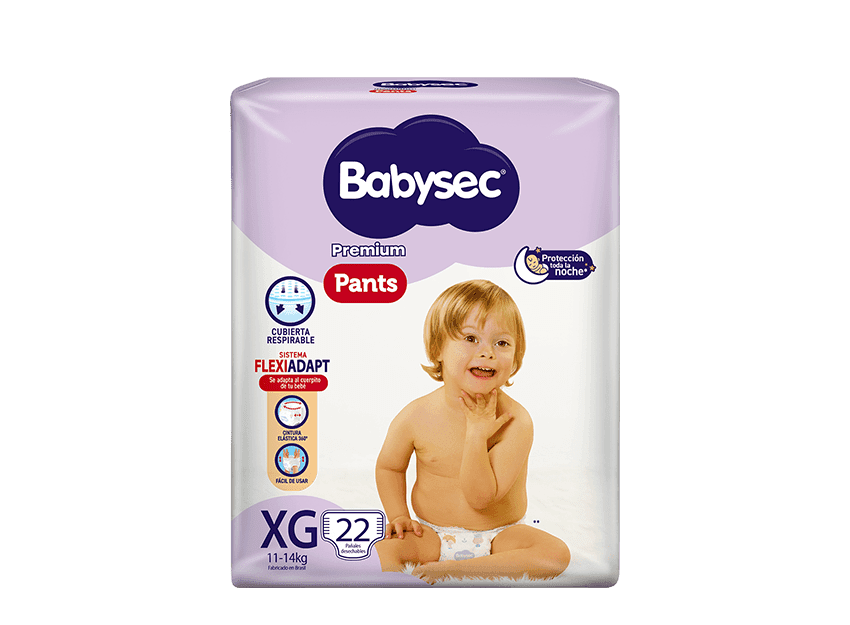 Pañales Babysec Premium Soft Pants - Talle XG x22
