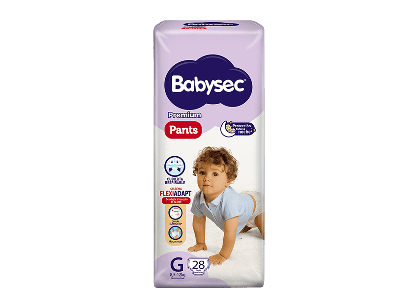 Pañales Babysec Premium Soft Pants - Talle G x28