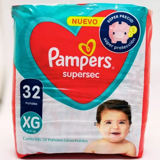 PANAL PAMPERS SUPSEC XG 32 un
